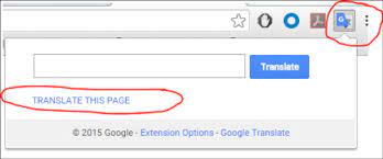 translate webpage