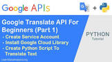 google translate api python