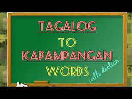google translate tagalog to kapampangan