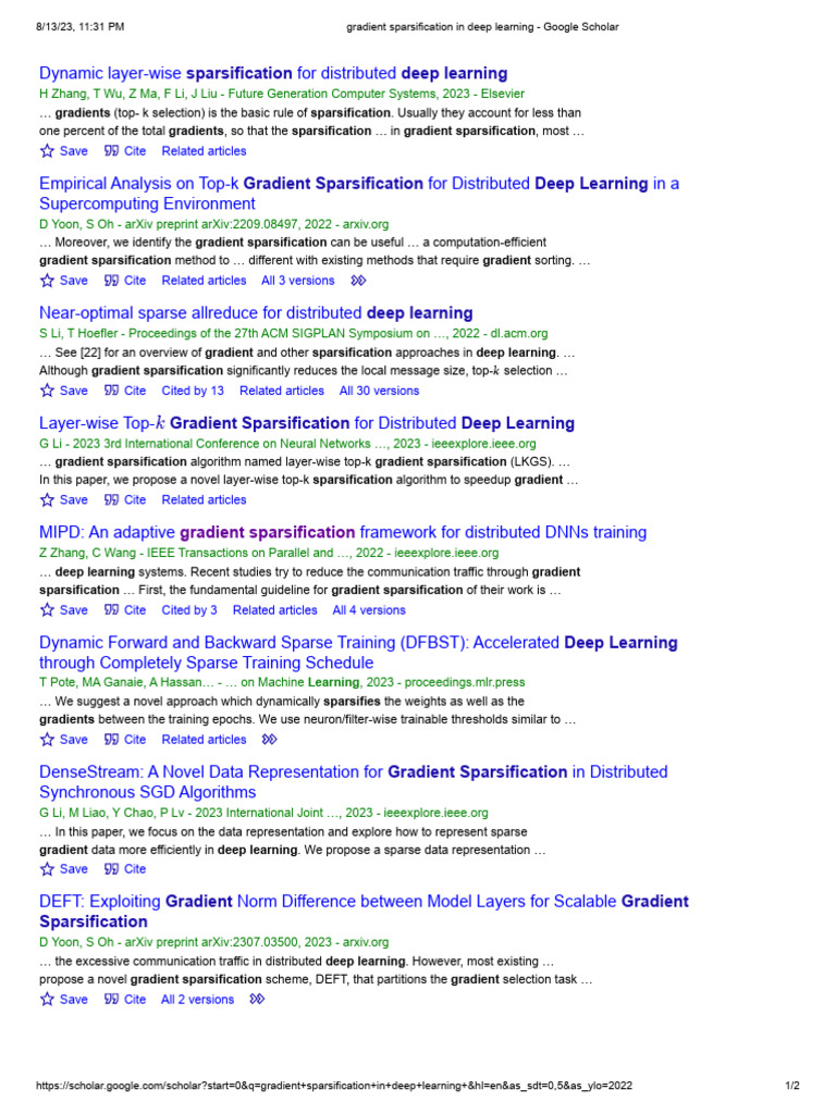 deep learning google scholar