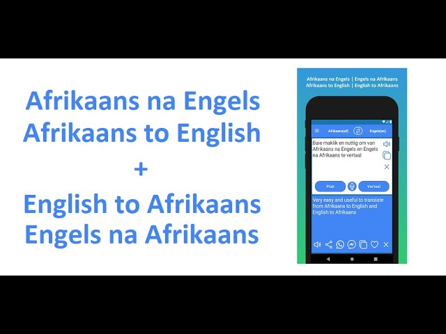 translate to afrikaans