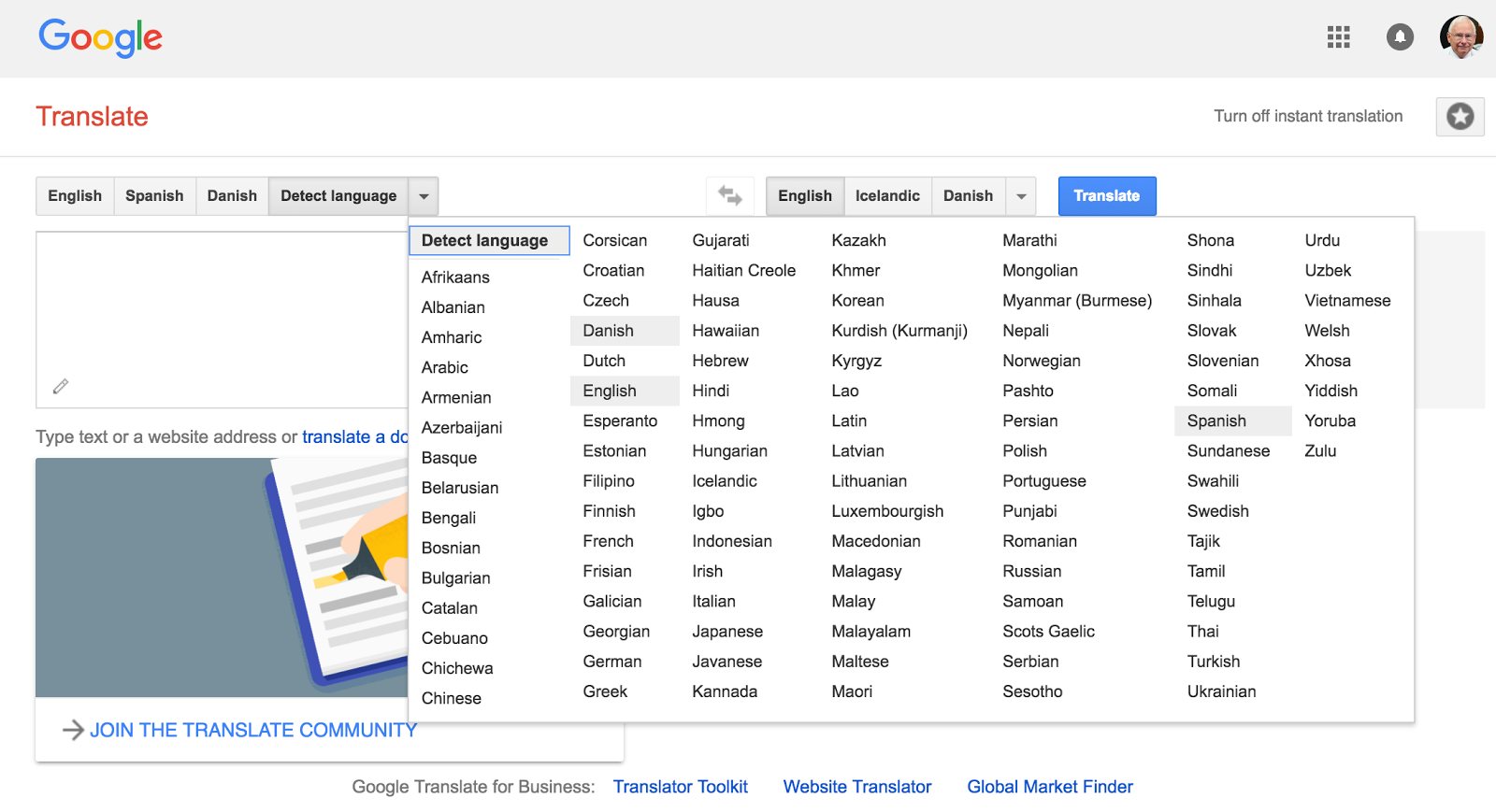 gaelic google translate