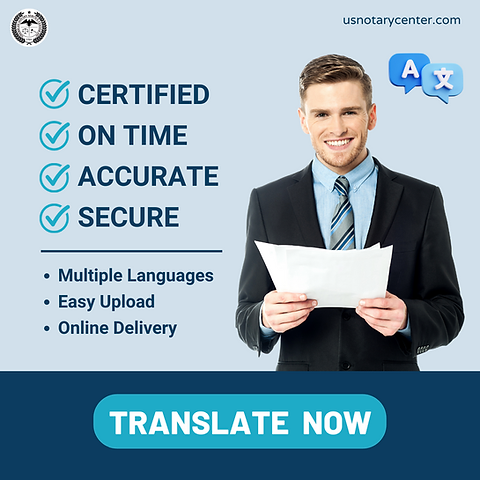 notary translation services