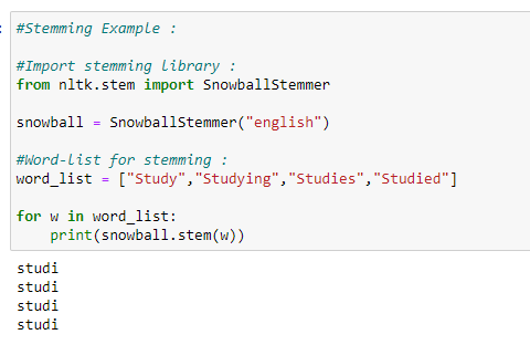 nlp code