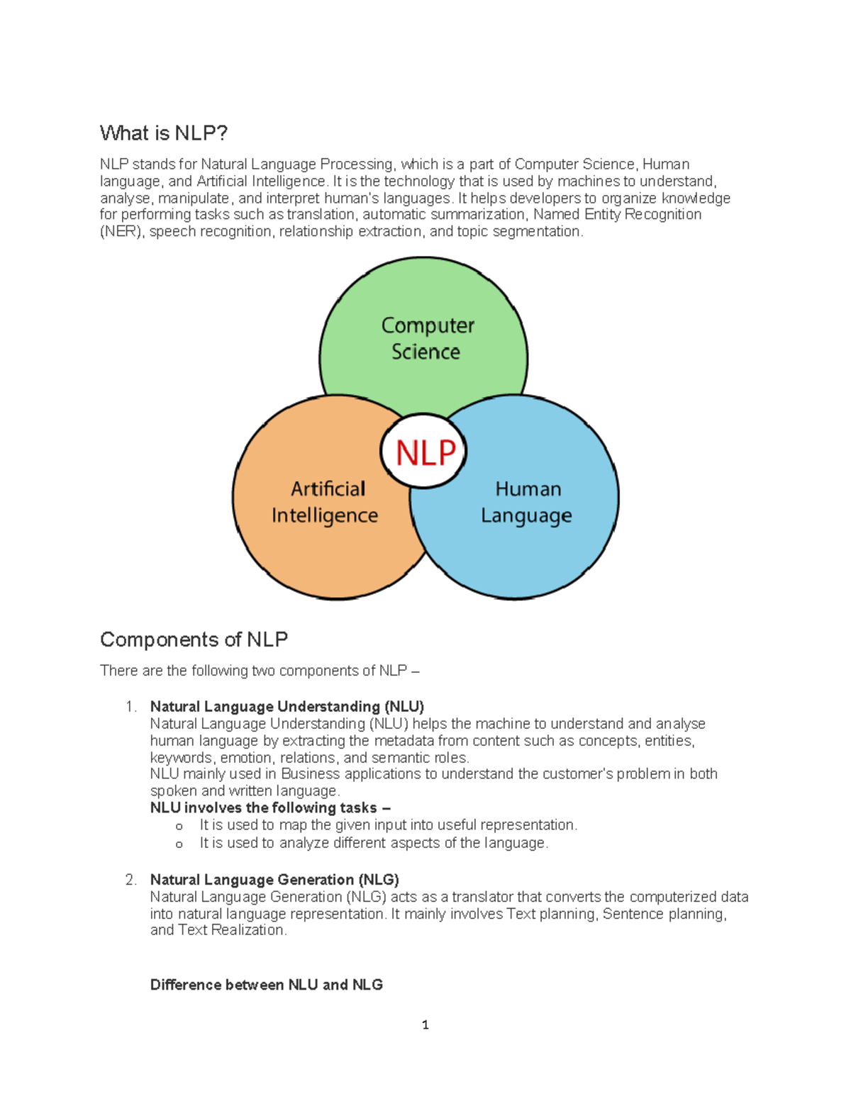 english nlp